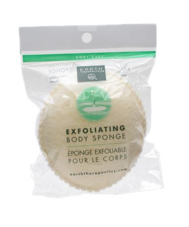 Earth Therapeutics Body Sponge Exfol Oval 3-Pack - Gentle Exfoliation for Smooth Skin - Buy Online on GoSupps.com