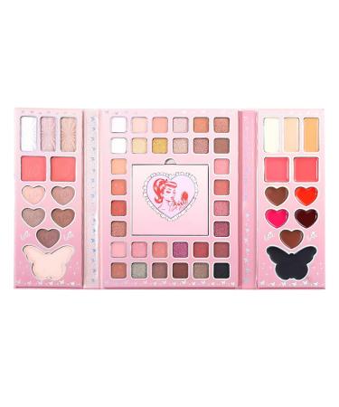 Palette de maquillage 32 fards paupi res mats et blush rouge l vres trois tons surligneur | Kit de beaut pour le visage les yeux les l vres