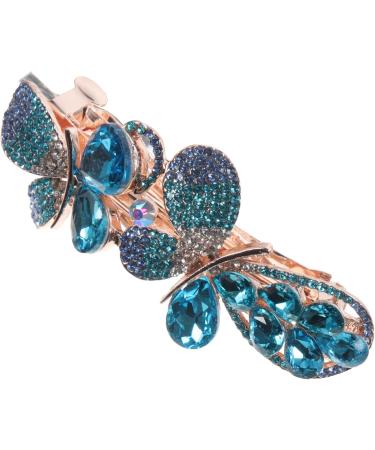 Beaupretty Spring Hair Clip rhinestone hair clip girls hair clips hair barrettes for girls blue hair clips barrettes for thick hair girl hair clips bridal hair pin rhinestones Miss - Buy Online on GoSupps.com