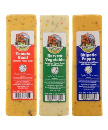 Wisconsin Cheese Blocks - 6 Pack Assorted with New Flavors - Buy Online on GoSupps.com