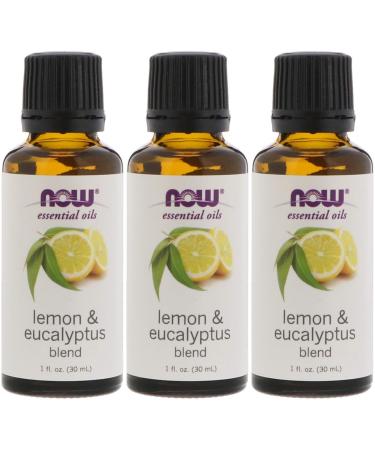 Now Foods Lemon & Eucalyptus Blend Oil - 1 oz. 3 Pack
