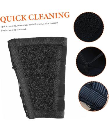 FRCOLOR Makeup Brush Cleaning Cosmetics Brush Armband Cleaner Makeup Tools Facial Makeup Brush Cleaner Cosmetics Brush Arm Band Face Cleaner Face Brush Elastic Webbing Sponge Accessories - Buy Online on GoSupps.com