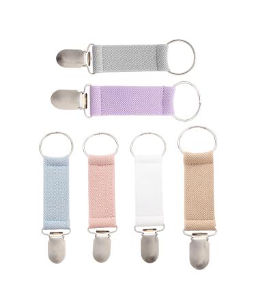 Bephible beach-summer hat clip practical 6 pieces travel handbag clips portable non-slip for the outdoor area sun for hanging organizer suitcase backpack cap gloves holding