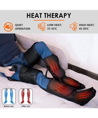 CINCOM Leg Massager with Heat for Circulation - 3 Modes, 3 Intensities, 2 Heating Levels - Pain Relief, Edema, RLS - Gift Choice - Buy Online on GoSupps.com