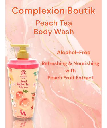 Peach Bubble Tea Body Wash - Nourishing & Refreshing Cleanser for Glow | International Shipping Available - Buy Online on GoSupps.com