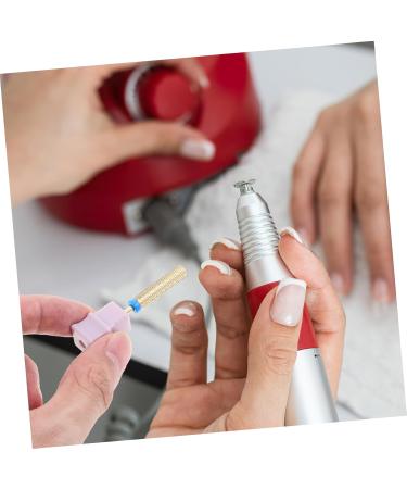 Ipetboom Acrylic Nail Drill Bits Drill Bits Nail Manicure Accessories Manicure Supplies Grinding Head Set Super Long Tungsten Steel Nail Bit - Buy Online on GoSupps.com