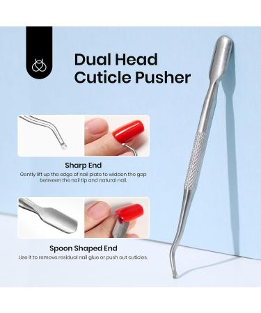 Beetles Nail Glue Remover 20ml - Effective False & Press-On Nails Adhesive Remover with Cuticle Pusher | Not for UV Gel or Gel Polish - Buy Online on GoSupps.com