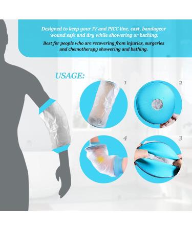 Waterproof PICC Line Sleeve Protector for Chemotherapy Treatment - Size L/Large - Buy Online on GoSupps.com