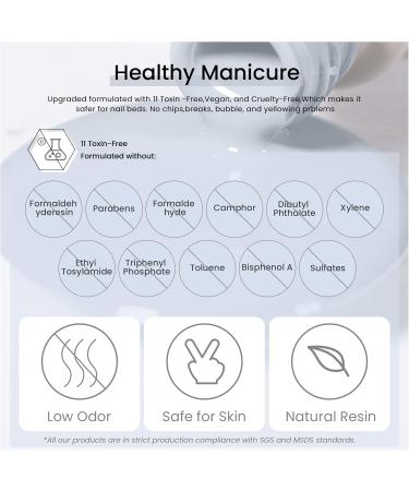 MAYCHAO Blue Gel Nail Polish 1Pc Baby Blue Gel Polish 15ML Soak Off UV LED Light Blue Gel Nail Polish Nail Art Starter Manicure Salon DIY at Home 0.5 OZ Baby Blue-1 - Buy Online on GoSupps.com