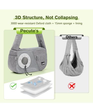 Pecute Portable Dog Carrier Sling- Travel Puppy Sling with Multi Pockets - Buy Online on GoSupps.com