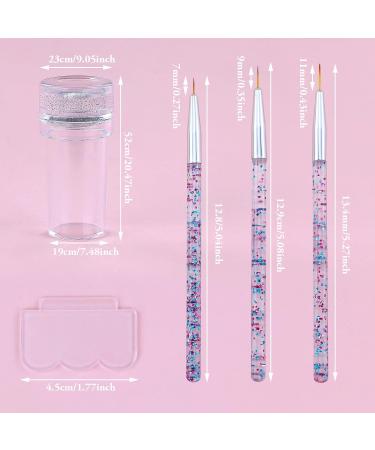 Nail Stamper Kit with Clear French Tip Stamp, 3 Nail Art Pens, and Scrapers - Nail Stamping Accessories for French Nails - Buy Online on GoSupps.com