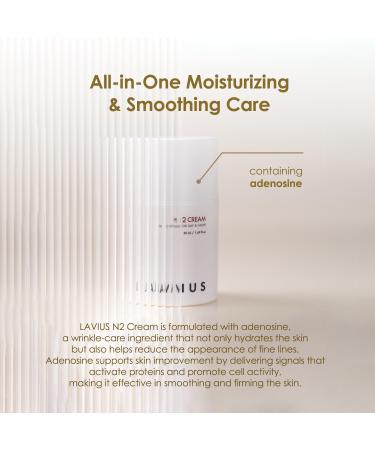 LAVIUS N2 Face Cream 100mL Daily Hydrating & Firming Moisturizer Smooth Lightweight Texture for All Skin Types - Buy Online on GoSupps.com