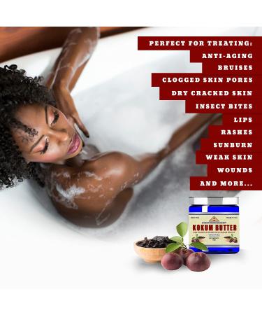 ANCIENT HEALTH REMEDIES Cosmetic Grade PURE KOKUM BUTTER JAR/BLOCK. Bulk Odor Free Alternative to Raw Soft Butters. Ideal Hard Base for DIY Balms Creams Candle and Hand Creams (INDIA) (8 OZJAR) - Buy Online on GoSupps.com