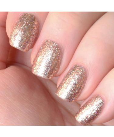 Glitter Nail Polish - Flash Shinny Gold Nail Varnish - Quick Drying & Long Lasting Nail Polish - No Need Baking & Easy to Apply Nail Polish for Women Glitter Gold - Buy Online on GoSupps.com