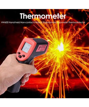 Garosa Industrial Non Contact Digital Temperature Gun -50 to 600 with LCD Display for Cooking HVAC Engineering -58 to 1112 F (Red) - Buy Online on GoSupps.com