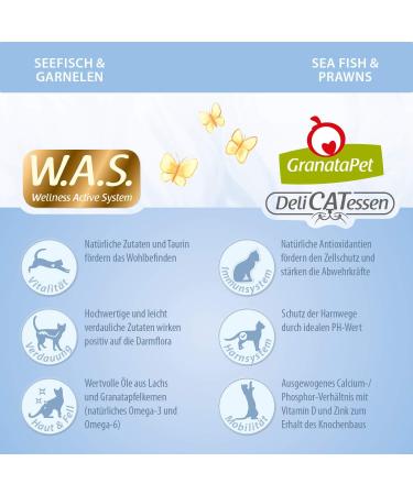 Granapet Delicatessen Seefisch & Garnelen 9kg - Cereal-Free Sugar-Free Dry Cat Food | Tasty Adult Cat Feed with Sea Fish & Shrimp - Buy Online on GoSupps.com