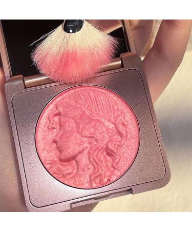 Embossed Girl Blush for Cheeks embossed smooth powder blush palette for cheeks multi-purpose smooth lasting blush palette Matte Face Powder Blush Palette for All Skins (Cherry) - Buy Online on GoSupps.com