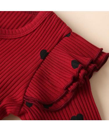 UUAISSO Baby Girls Cow Print Ruffled Outfit Set | Infant Clothing Gifts 3-6 Months - Buy Online on GoSupps.com