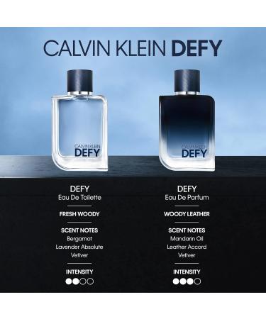 Calvin Klein Defy Eau de Parfum Woody & Leathery Men s Cologne With Notes of Mandarin Oil Leather Accord & Vetiver Long Lasting Fragrance Eau De Parfum (3.38 Fl. Oz.) 3.3 Fl Oz (Pack of 1) - Buy Online on GoSupps.com