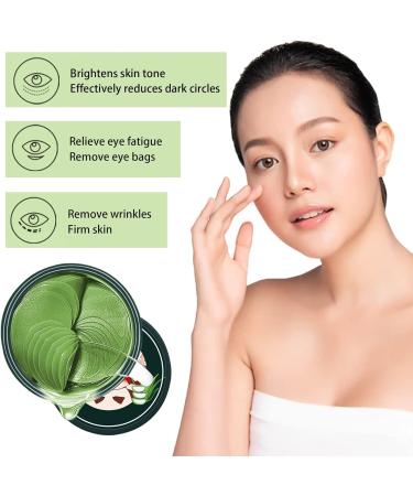 60Pcs Natural Aloe Vera Under Eye Patches - Hydrating Anti-Aging Eye Masks for Puffy Eyes & Dark Circles - Anti-Wrinkle Gel Pads for All Skin Types - Buy Online on GoSupps.com