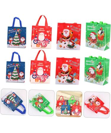 CAXUSD 12pcs Christmas Bag Candy Bags Santa Bags Xmas Candy Bag Non-woven Bags Three-dimensional - Buy Online on GoSupps.com
