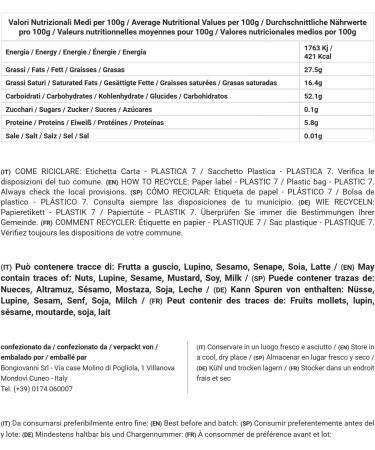 BONGIOVANNI FARINE E BONTA' NATURALI P pites de chocolat noir sans gluten 250g - Buy Online on GoSupps.com