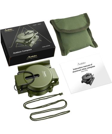 Ultralight Military Compass with Clinometer - 110g Waterproof Navigation for Hiking & Hunting - 3000 Gauss Magnetic Aluminum Alloy - Buy Online on GoSupps.com