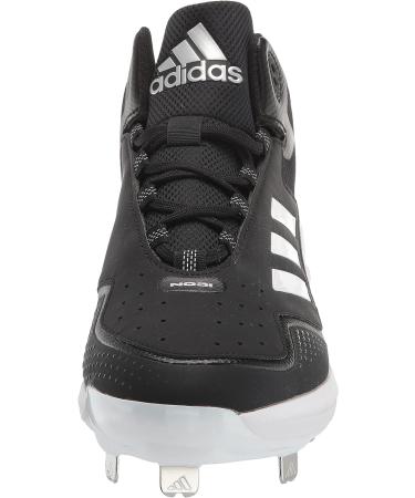 adidas Men's Icon 7 Mid Baseball Shoe 11.5 - Black/White/Silver Metallic - Buy Online on GoSupps.com