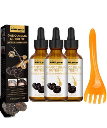 Darka anti-graying hair serum 3pcs ganoderma nutrient natural darka anti-graying hair serum anti-gray hair eyebrow serum hair growth oil darka anti-graying hair serum