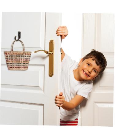 PRETYZOOM 50pcs Hook up Retro Keychain Coat Hooks Wall Hooks for Coats Hanging Hooks Furniture Wall Hanging 2.2X1.7cm Assorted Color - Buy Online on GoSupps.com