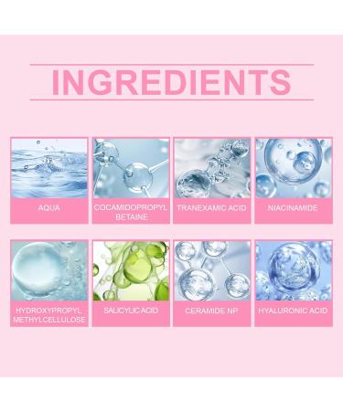 OLLZPJFPK Niacinamide Deep Cleansing Face Wash Pore Cleansing Gentle Acne Removal Refreshing Moisturizing Care - Buy Online on GoSupps.com