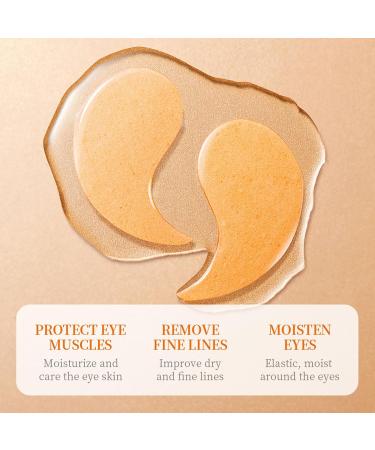 Chenduoran 60 pieces eye pads against dark circles vintamin C orange vitamin eye pads with collagen collagen antiaging eye pads with hyaluronic acid and collagen hyaluronic acid cooling eye pads organic woman Orange Vitamin C - Buy Online on GoSupps.com
