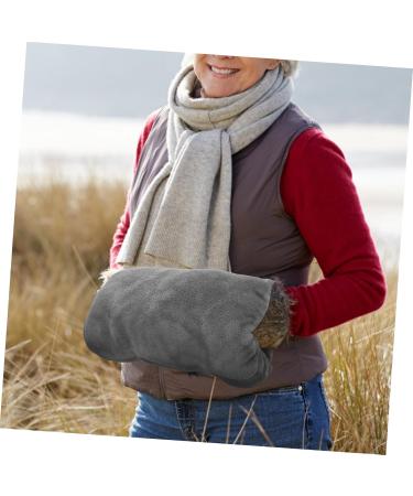 Gray Portable Heated Foot Load for Seniors | Rechargeable Furry Muscles for Pain Relief - Ideal for Older Adults - Buy Online on GoSupps.com