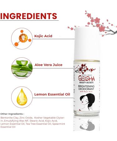 Geisha Brightening Deodorant 30ml - Buy Online on GoSupps.com