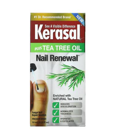 Kerasal Nail Renewal Plus Tea Tree Oil 0.33 fl oz (10 ml)
