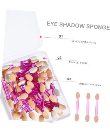 FOMIYES 500 Pcs 5 Boxes Double Ended Eyeshadow Brush Eye Shadow Applicator Eye Shadow Sponge Non Latex - Buy Online on GoSupps.com