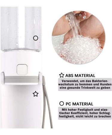 Shop KQPIINW 420ml Portable Pet Water Bottle - Ideal for Dogs & Cats | Safe Spout Design for Hiking Walking & Running - Purple - Buy Online on GoSupps.com