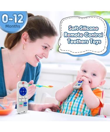 Bite Ring Baby Toys for 0-6 Months | Personalized Silicone Gifts for Girls | Dental Aid & Bath Toys for Newborns & Infants | Gray Remote Control - Buy Online on GoSupps.com