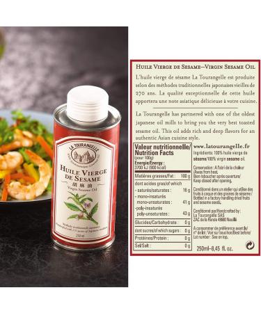 La Tourangelle - Set of 3 dried fruit oils - Walnut oils hazelnut sesame - Toasted flavor - Gift idea - Premium oils - 3x25 - Buy Online on GoSupps.com