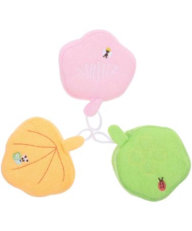 3pcs Cute Shower Loofah Sponge Bath Mesh Pouf Ball Bath Foaming Puff Bath Washing Puffs Exfoliating Bath Sponge Sponge Scrubber Soft Loofah Sponge