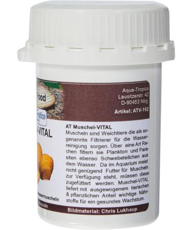 Aqua-Tropica Muschel-VITAL - Premium Food for Freshwater Mussels 40g | International Shipping Available - Buy Online on GoSupps.com