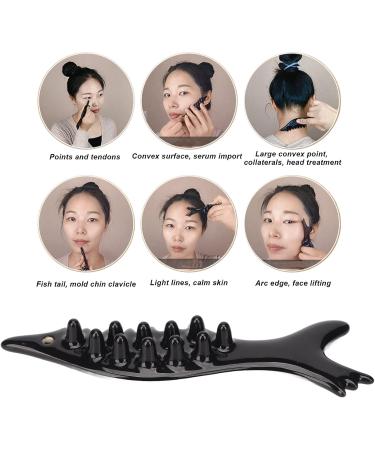 Gua Sha Massage Board - Multi-Purpose Ceramic for Muscle Soreness Relief & Cellulite Removal - Face & Body Use - Buy Online on GoSupps.com