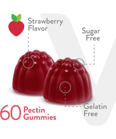 Vegan Sugar Free Vitamin B12 Gummies 1000mcg for Energy Support - Gluten Free Raspberry Flavored Gummies - 60 Count - Buy Online on GoSupps.com