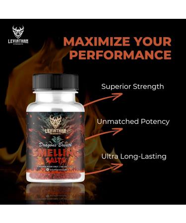 Dragons Breath Smelling Salts Ammonia Inhalants for Athletes - Buy Online on GoSupps.com