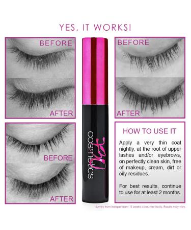 Insane Lashes Growth Serum | Rapid Lash & Eyebrow Enhancer | Natural Lash Boost for Longer Thicker Brows - 8ml - Buy Online on GoSupps.com