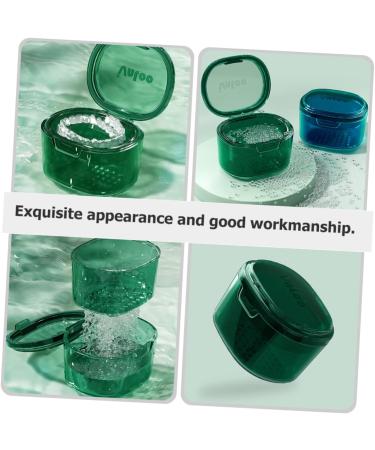 Beaupretty 3-Compartment Retainer Storage Box - Prosthesis Holder & Cleaning Case for Braces | Small Absorption Container - Buy Online on GoSupps.com