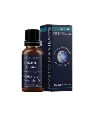 Mystic Moments |Gurjun balm essential oil 10ml - pure and natural oil for diffusors aromatherapy and massage mixtures GVO Free