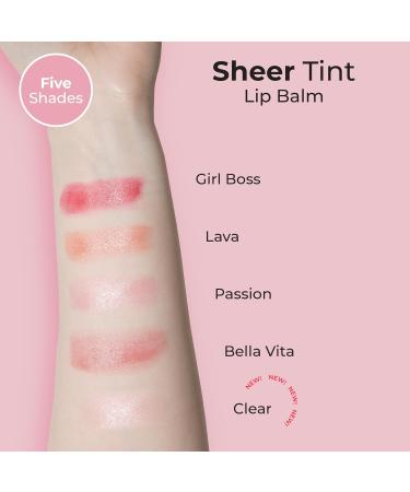 MCoBeauty - Sheer Tint Lip Balm Clear Transparent Formula - Hydrating Gloss Balm with Jojoba Seed Oil - Helps Nourish Lips and Adds a Glossy Tint - Lip Care Stocking Stuffers - Buy Online on GoSupps.com
