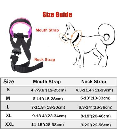 ILEPARK Adjustable Fabric Muzzle for Dogs - No Biting Barking Chewing - Breathable Design (S Pink) | International Shipping Available - Buy Online on GoSupps.com