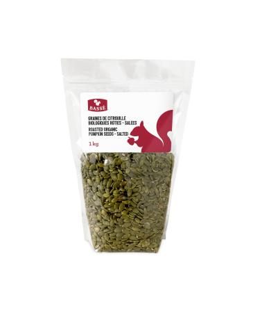 Bass Organic Dry Roasted & Shelled Pumpkin Seeds 1kg